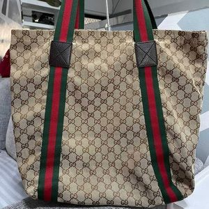 Authentic Gucci Sherry Line Tote Bag